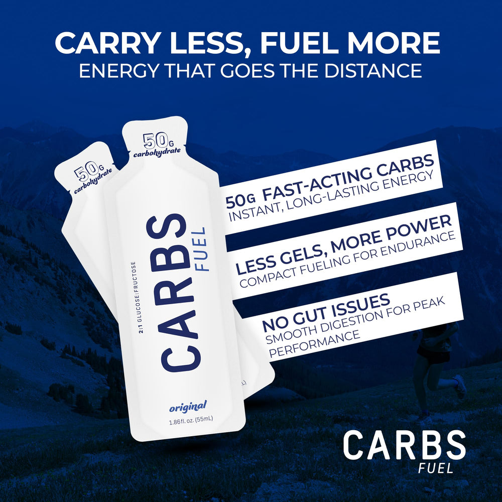 Ready-to-use Carbs Fuel Original gel pack for workouts