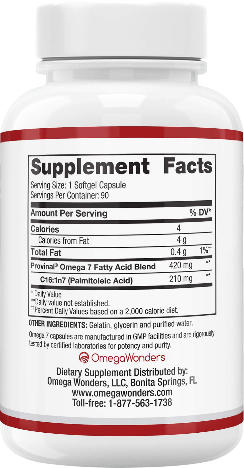 Cardia7 Provinal purified omega-7 capsules highlight high-quality fatty acids for everyday wellness