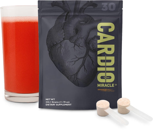 Cardio Miracle bottle pour for easy daily use and steady energy.