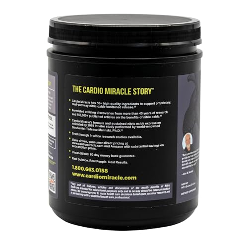 Cardio Miracle mixed berry flavor bottle with no sugar added