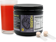 Cardio Miracle nitric-oxide supplement bottle supports daily circulation.