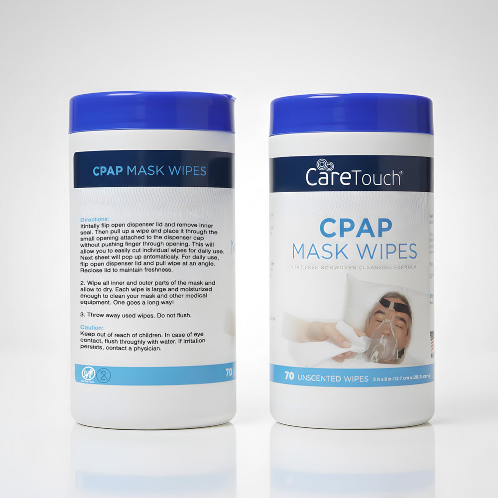 Care Touch CPAP Wipes for daily use and maintenance