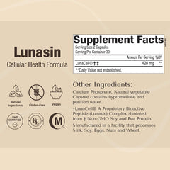 Carefast Lunasin supplement usage showing daily intake in lifestyle context.
