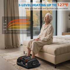 CARESKYpro 360-degree adjustable bar targets calves and ankles for whole-leg comfort