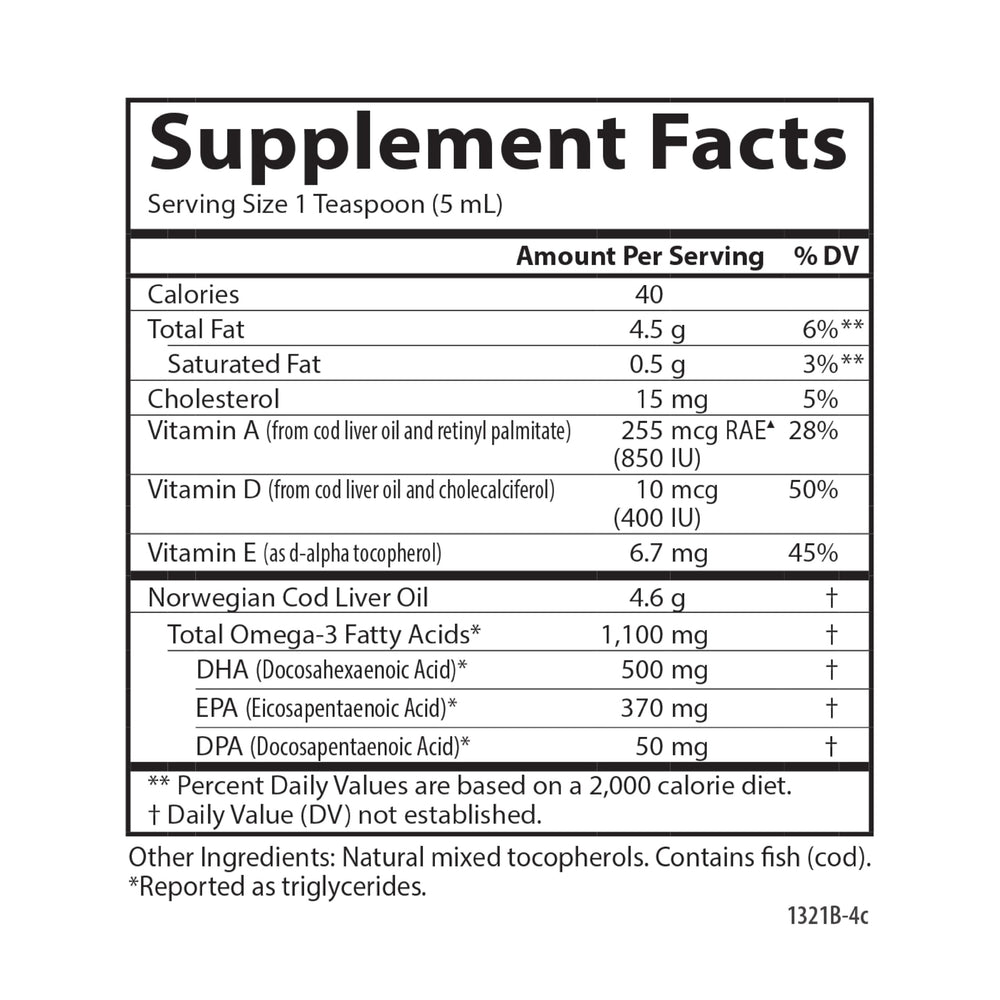 Carlson Arctic ocean omega-3 liquid bottle supports simple daily use