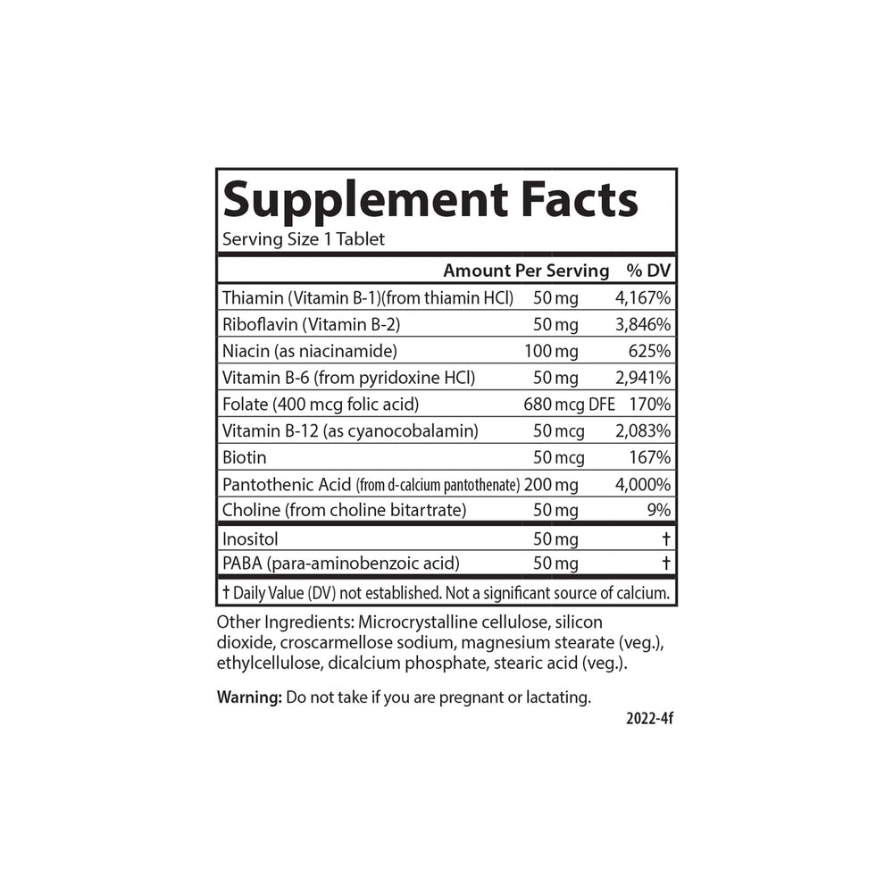 Carlson B Compleet 50 bottle pour: simple daily dosage