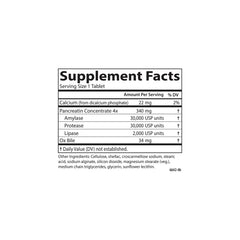 Carlson bottle label emphasizes potency and quality guarantee for reliable digestion support.