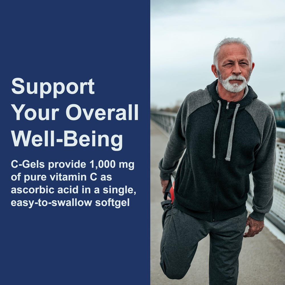 Carlson C-Gels packaging with 250 softgels indicating a generous supply for regular use.