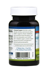 Carlson chelated copper bottle pour easy to take capsules for daily routine