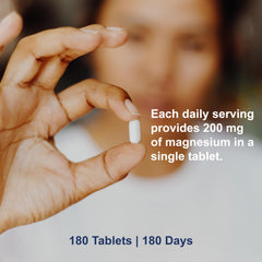 Carlson Chelated Magnesium 200mg bottle on shelf - trusted supplement choice.