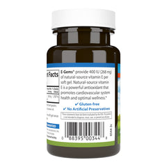 Carlson E-Gems packaging highlights quality and wellness focus.