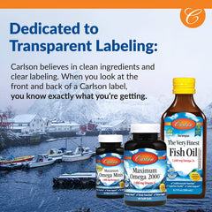 Carlson Elite DHA Gems bottle in daily routine shows easy integration into meals.
