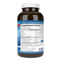 Carlson Elite Omega-3 Gems softgels close-up showing clear capsules