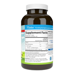 Carlson Kid's vanilla-flavor packaging signals a tasty daily calcium routine.