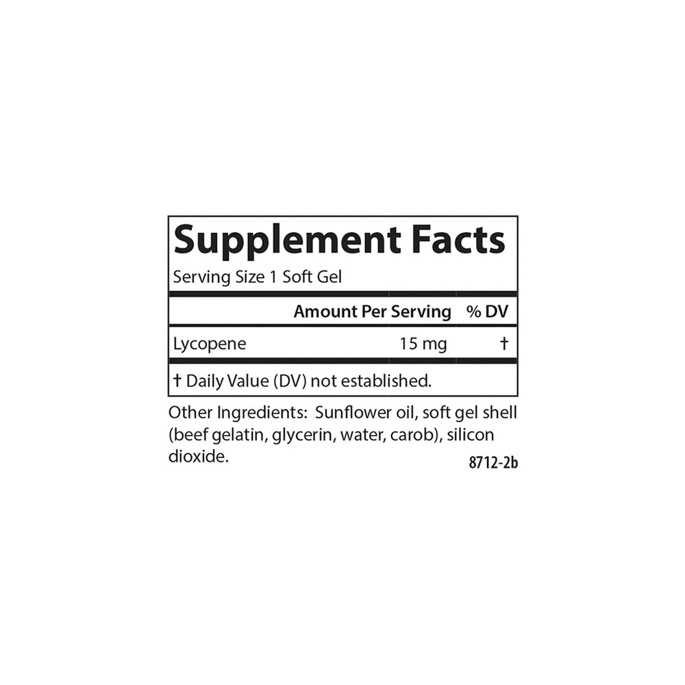 Pouring Carlson Lycopene softgels into hand for daily use.