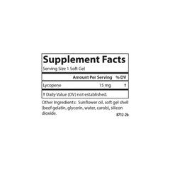 Pouring Carlson Lycopene softgels into hand for daily use.