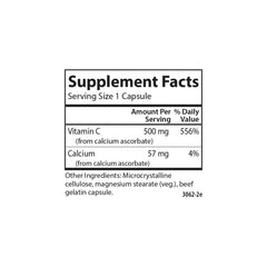 Carlson Mild-C 500 mg packaging on store shelf.