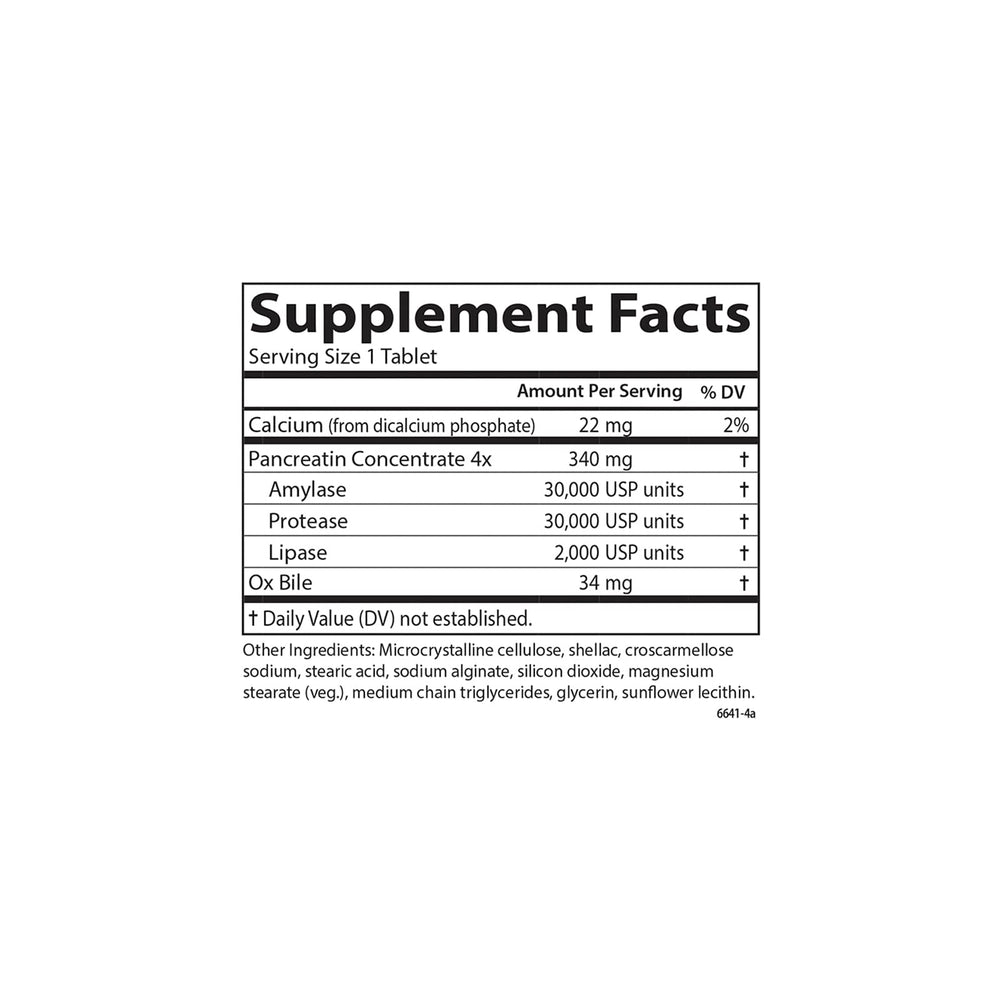 Tablet dissolving in liquid, Carlson Digestive Enzymes assist digestion.