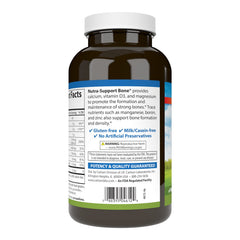 Carlson Nutra-Support Bone bottle dispense demonstrates convenient daily use.