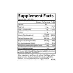 Carlson Nutra-Support supplement with magnesium and boron for mineral balance