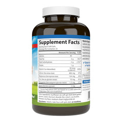 Carlson Nutra-Support bone softgels closeup highlights label and vitamin D3 for absorption