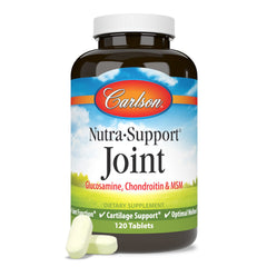 Carlson Nutra-Support packaging close-up highlights potency and quality
