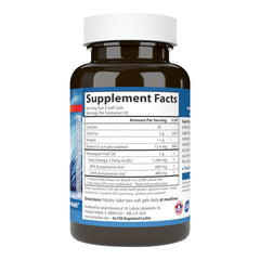 Carlson Super Omega-3 Gems capsules ready to swallow for heart, brain, and vision support.