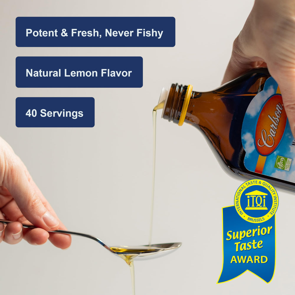 Carlson wild caught oil image suggesting sustainable omega-3 sourcing