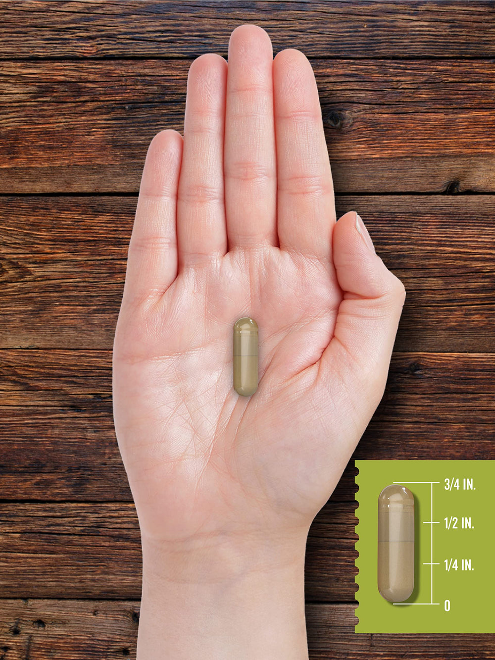 Quality assurance stamp and lab-tested label reinforce product trust and safety