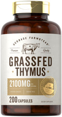Carlyle Grass Fed Thymus bottle with convenient daily capsules for routine use.
