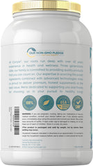 Carlyle Multi Collagen Peptides powder dissolving in water for beverages