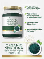 Carlyle Spirulina Powder serving scoop indicating easy measurement