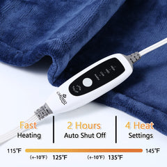 CAROMIO 108-inch cord offers freedom to move while wearing the pad.