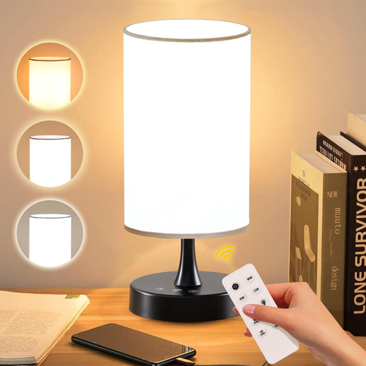Caromolly Light Therapy Lamp front view showing compact design and shade