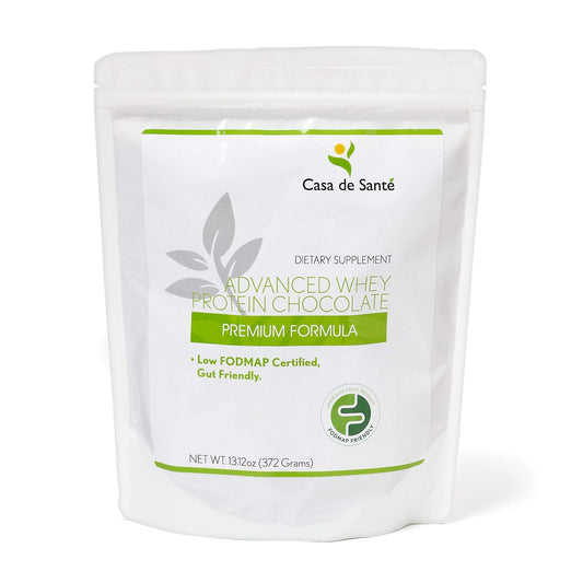 Casa de Sante Advanced Whey Protein Isolate Chocolate shaker for a smooth post-workout shake