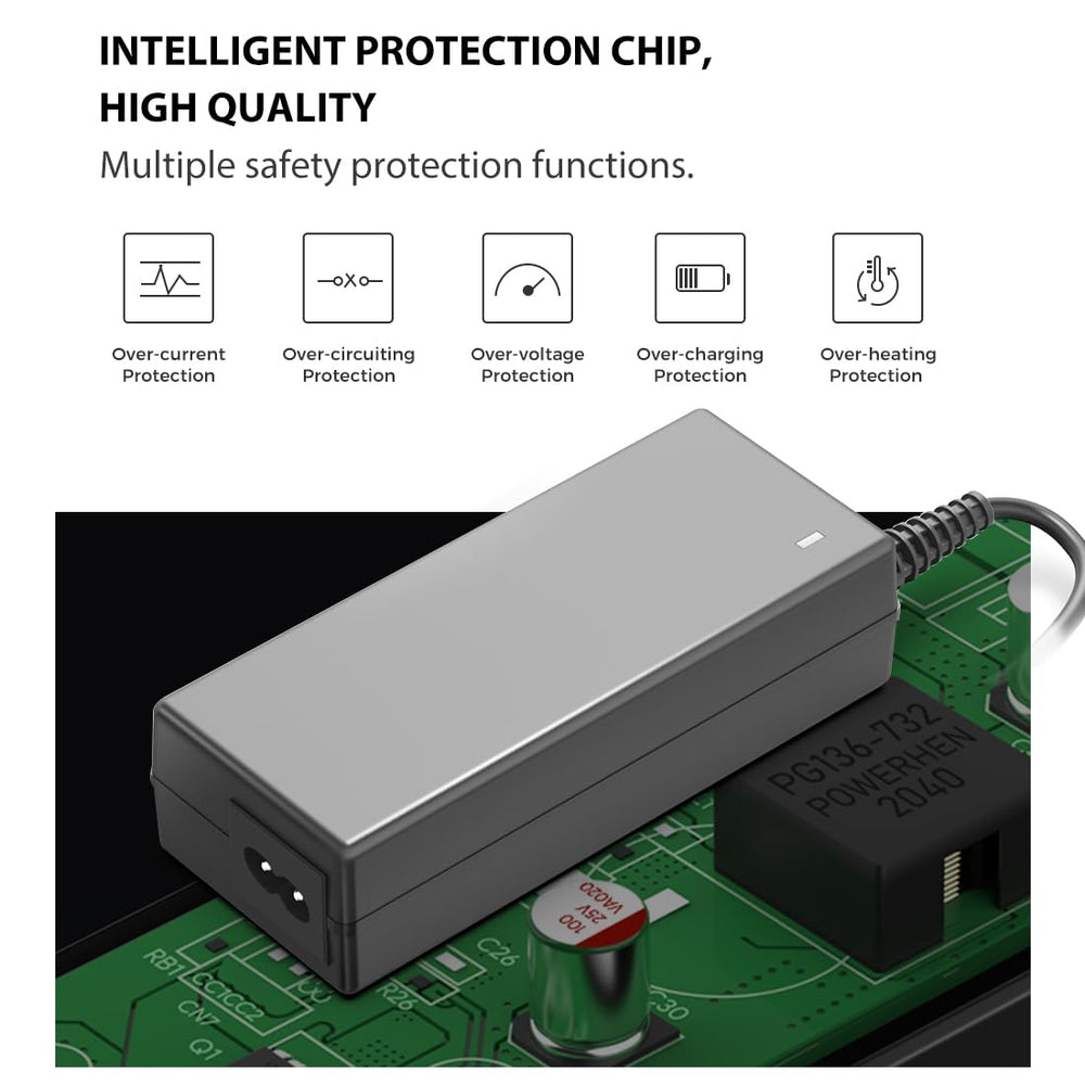 CASIMY K5 adapter DC output 25.2V for efficient charging.