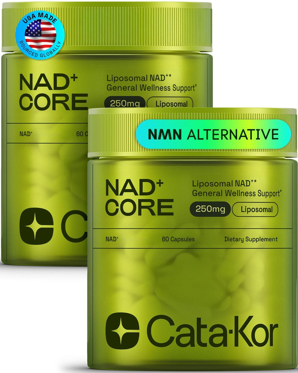 Cata-Kor NAD Core liposomal NAD+ bottle for daily wellness