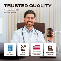Cata-Kor NMN supplement science panel illustrating the 4-in-1 formula