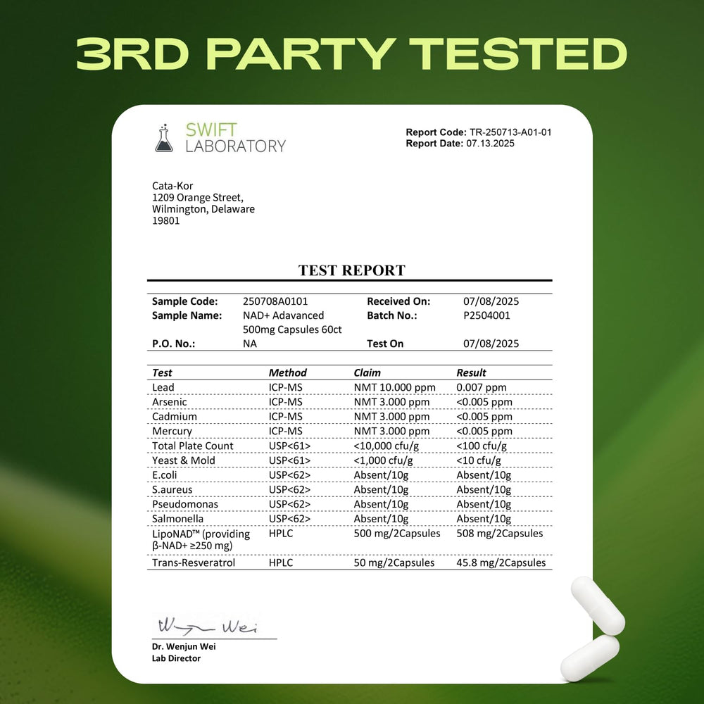 Product information card detailing ingredients and usage tips.
