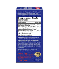 CATALO bottle side-view highlighting a plant-based eye health formula.