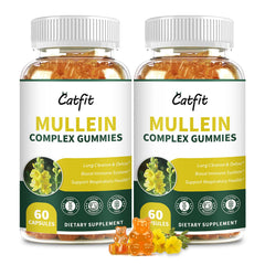 Catfit Mullein Gummies bottle shown for convenient daily wellness.
