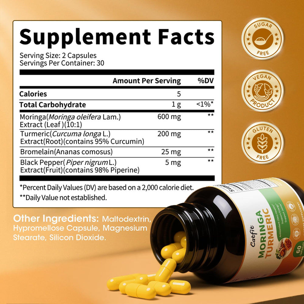 Catfit two-pack packaging highlights value for sustained energy and wellness.