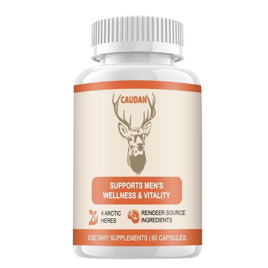 CAUDAN Arctic herb bottle with pristine botanicals for daily energy support