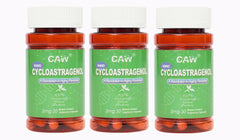 CAW Nano Cycloastragenol bottle pour for easy daily dosing and convenience