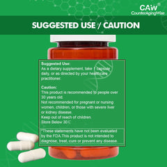 CAW packaging and bottle on shelf for convenient daily use.