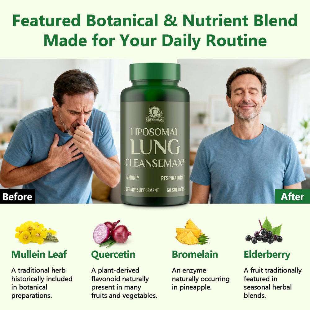Quercetin and vitamins closeup with C Calthorvitana brand