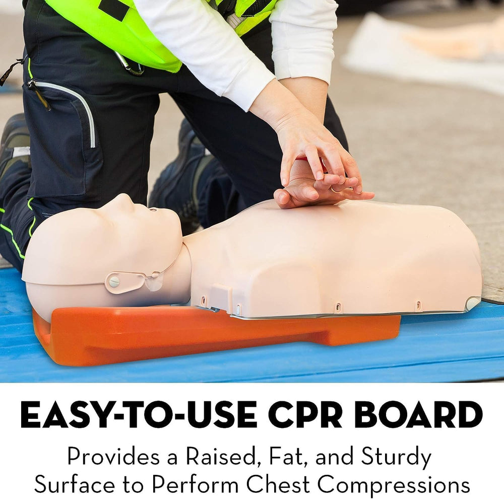 CCDXD CPR Board flat surface in blue providing a stable compression base.