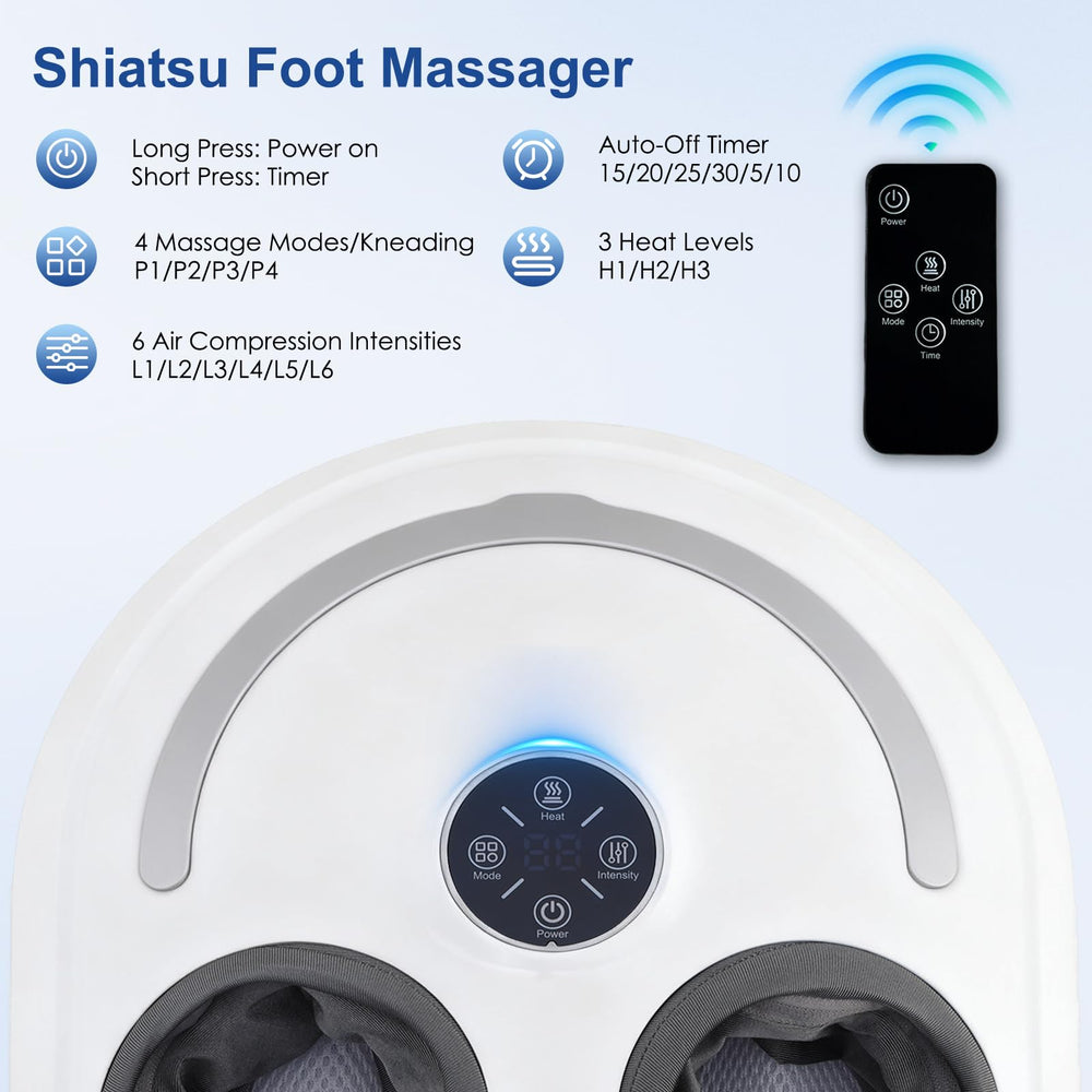 CCHYF foot massager deep kneading targets soles with rolling nodes.
