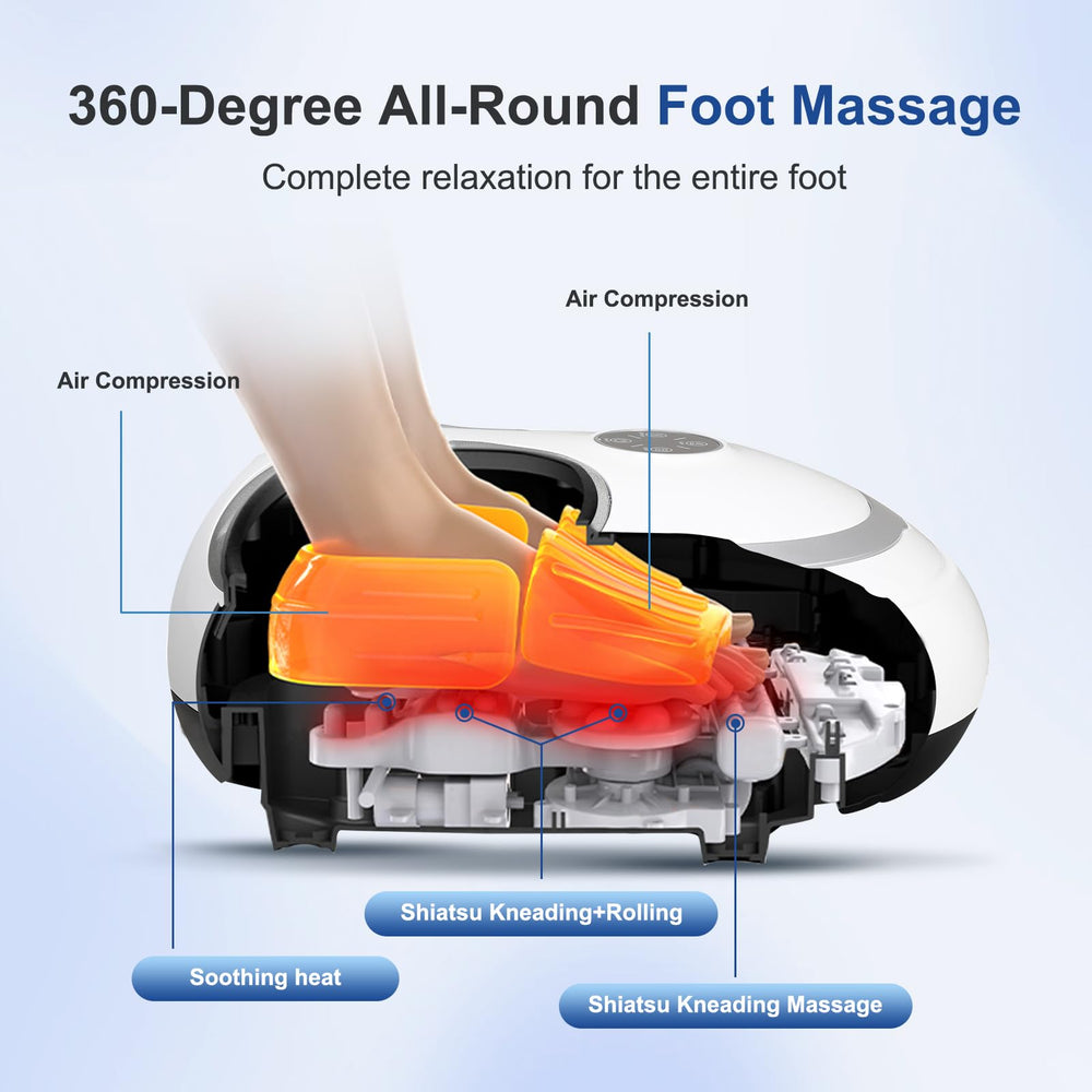 CCHYF foot massager heat levels enable warm relief tailored to your comfort.