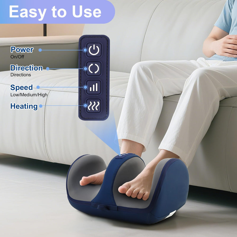 CCHYF Shiatsu Foot Massager heat function active for warming foot muscles